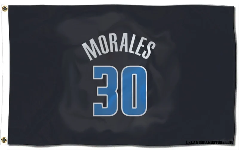 Black Orlando Magic  Alex Morales  Flag (3 X 5)