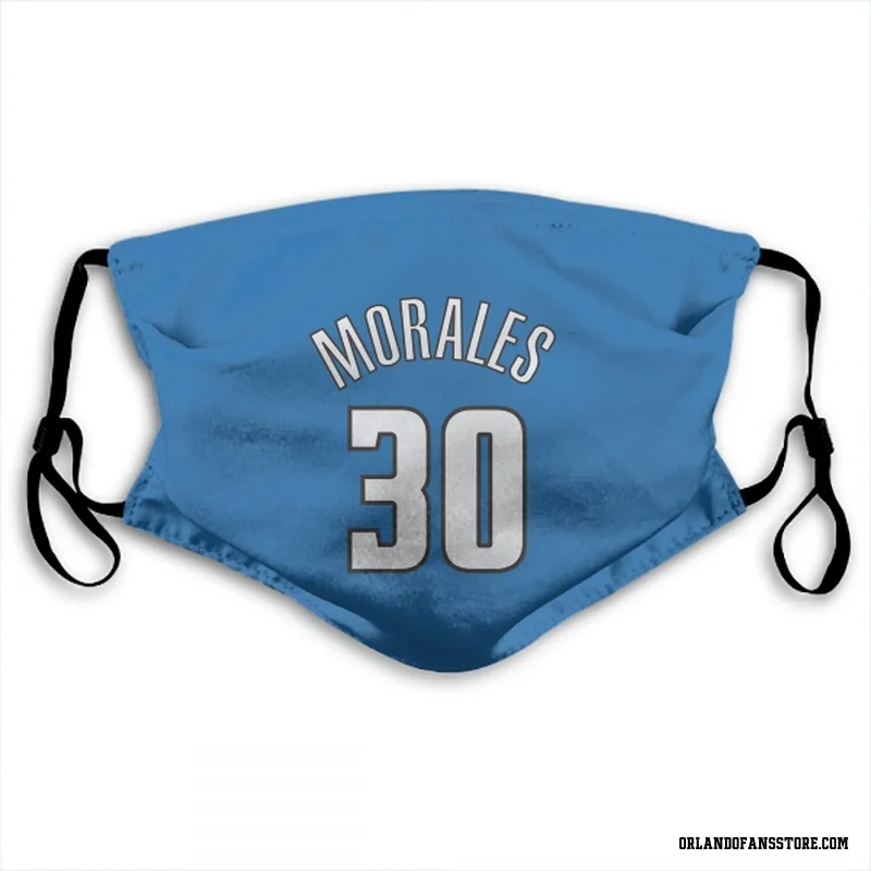 Blue Orlando Magic  Alex Morales  Face Mask (With 2 Free PM2.5 Filters)