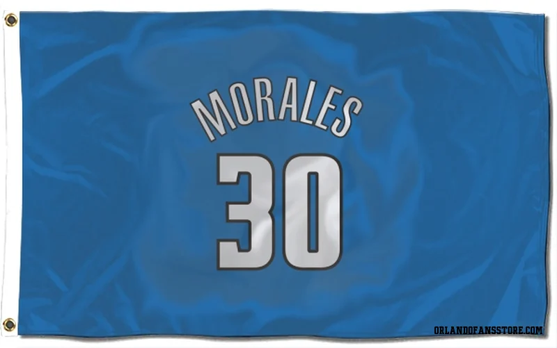 Blue Orlando Magic  Alex Morales  Flag (3 X 5)