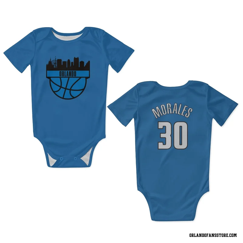 Blue Orlando Magic  Alex Morales  Newborn & Infant Bodysuit