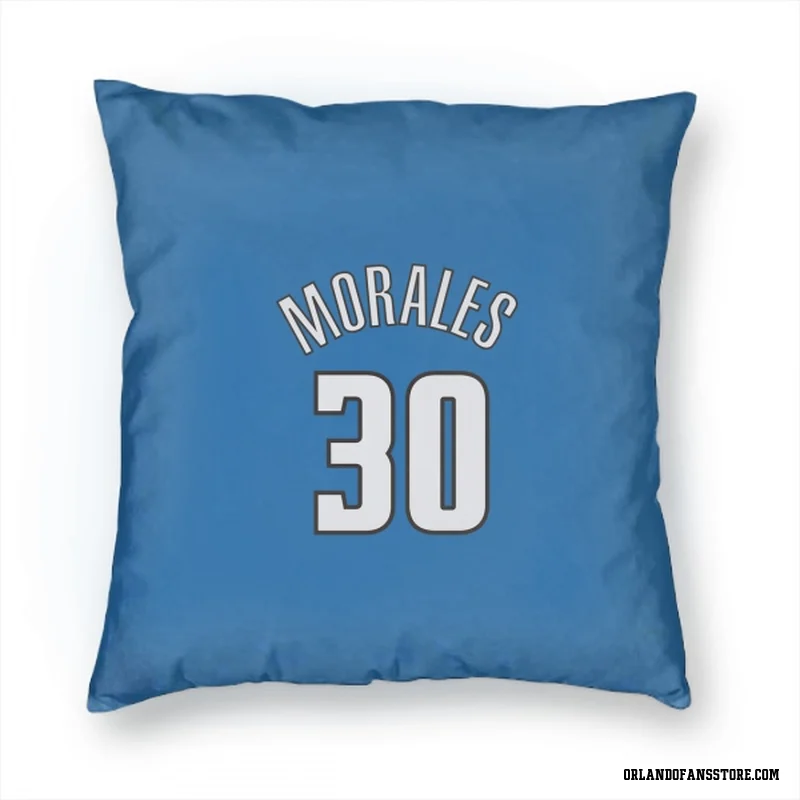Blue Orlando Magic  Alex Morales  Pillow Cover (18 X 18)